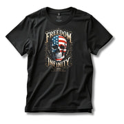 Freedom Infinity America 250 Years Skull T-Shirt - PatriotDepot.com
