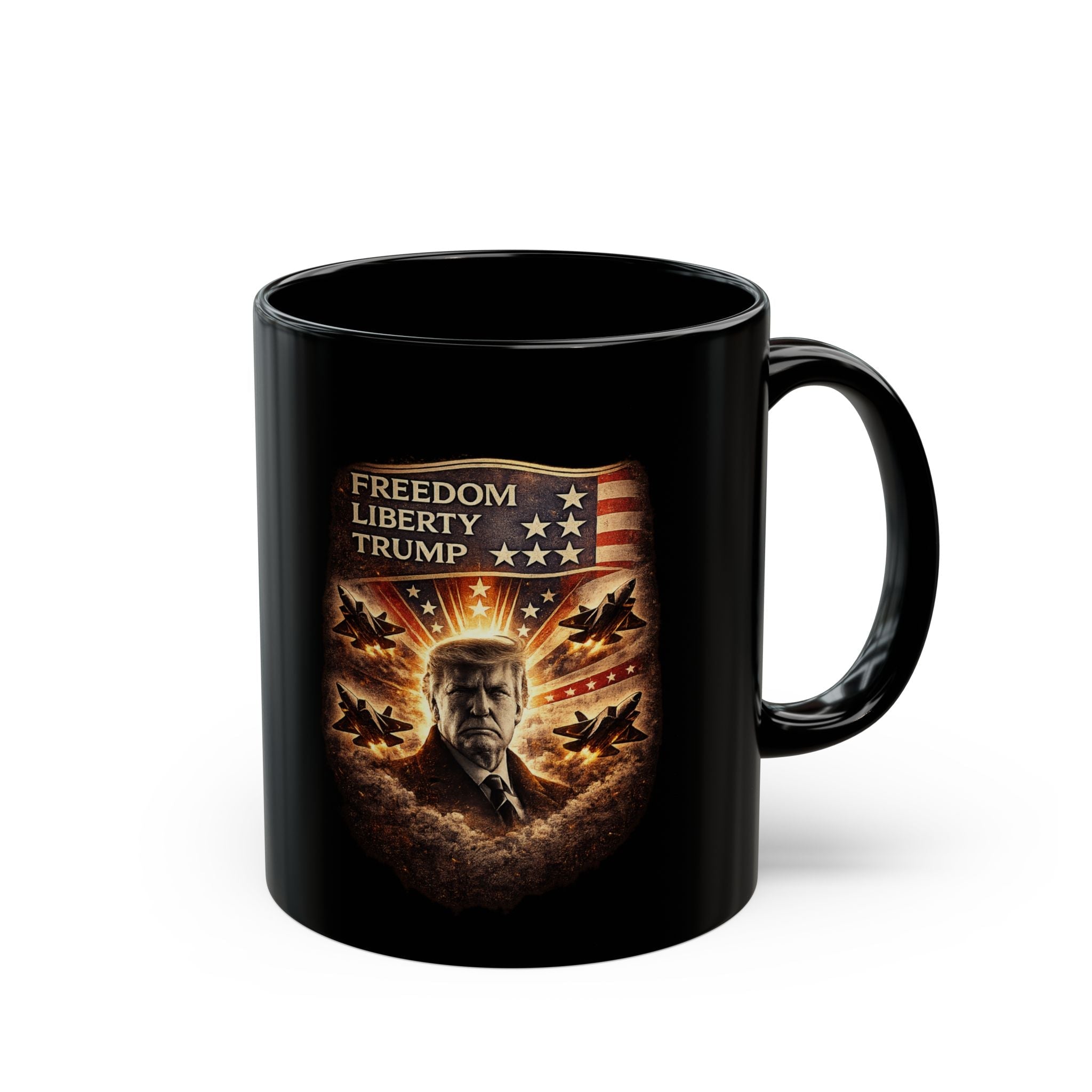 Freedom Liberty Trump Patriotic Mug (2 Sizes) - PatriotDepot.com