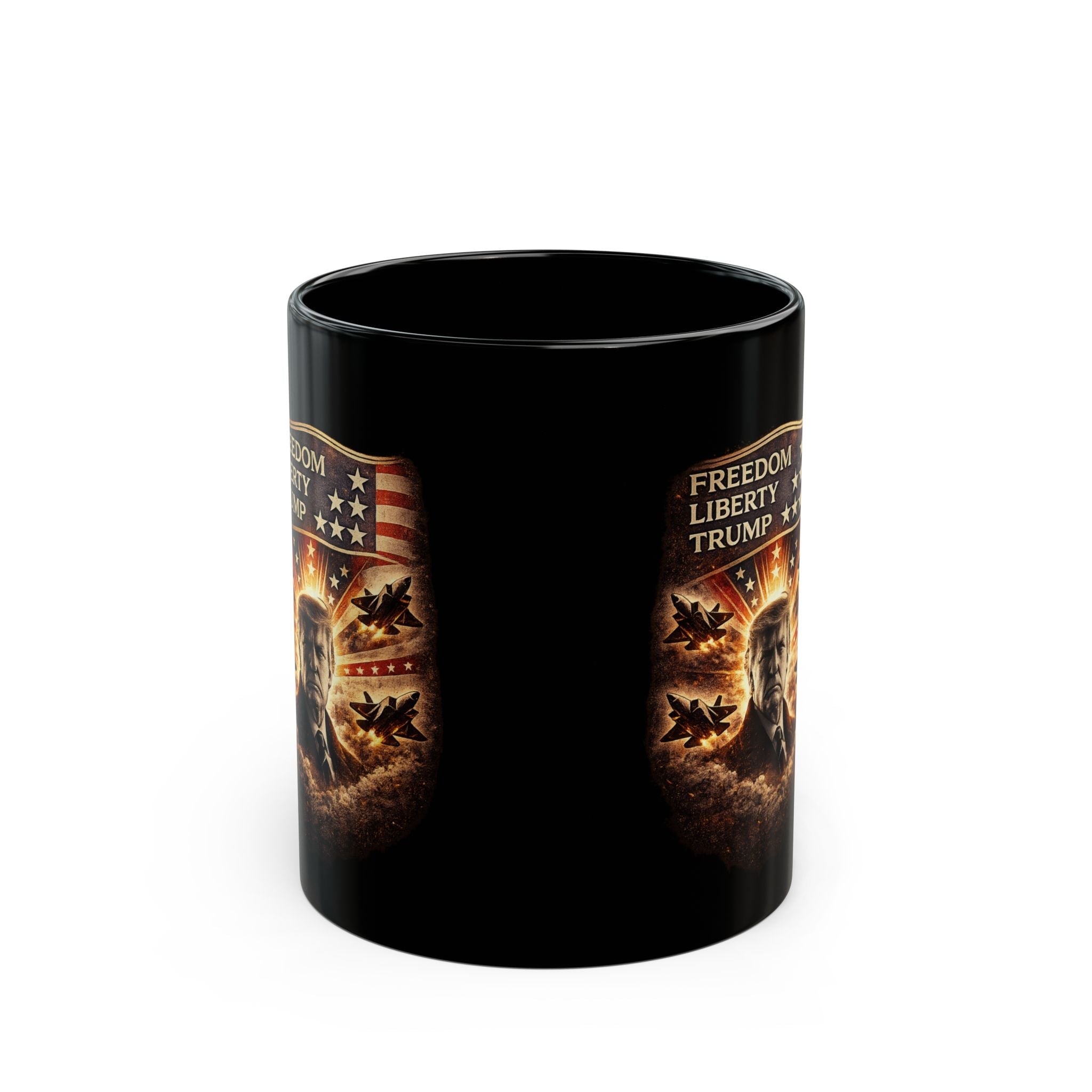 Freedom Liberty Trump Patriotic Mug (2 Sizes) - PatriotDepot.com