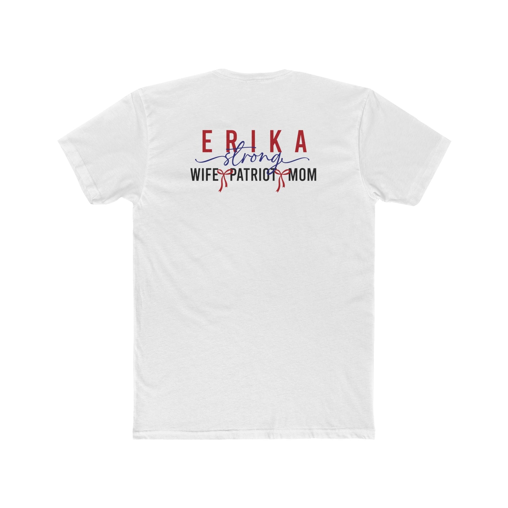 "Freedom Will Prevail" Erika Kirk Strong, Wife, Patriot, Mom T-Shirt - PatriotDepot.com