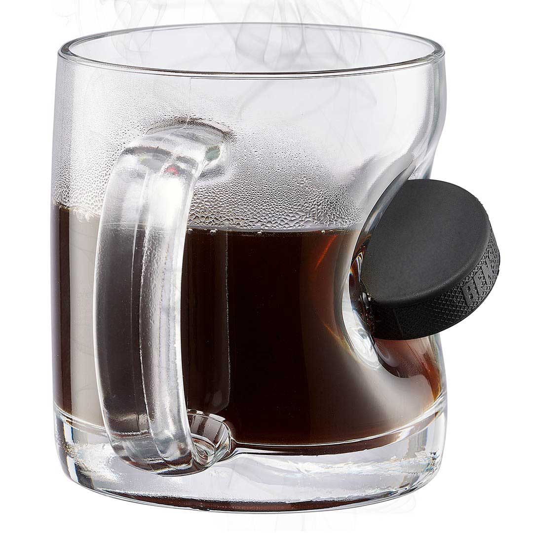 Frozen Rink Reserve: Hockey Puck Embedded Glass Collection - PatriotDepot.com