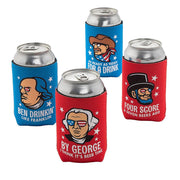 Funny Patriotic Faces Can Jackets (4 Pack) - PatriotDepot.com