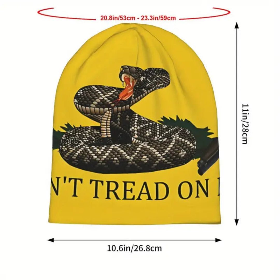 Gadsden Don't Tread on Me Stretchy & Soft Skull Beanie - PatriotDepot.com