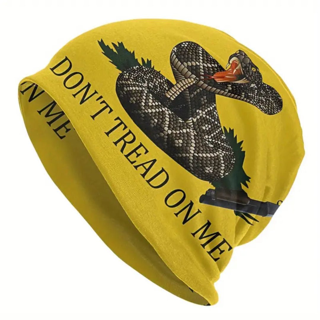 Gadsden Don't Tread on Me Stretchy & Soft Skull Beanie - PatriotDepot.com