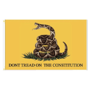 Gadsden Don't Tread on the Constitution 3'x5' Flag - PatriotDepot.com