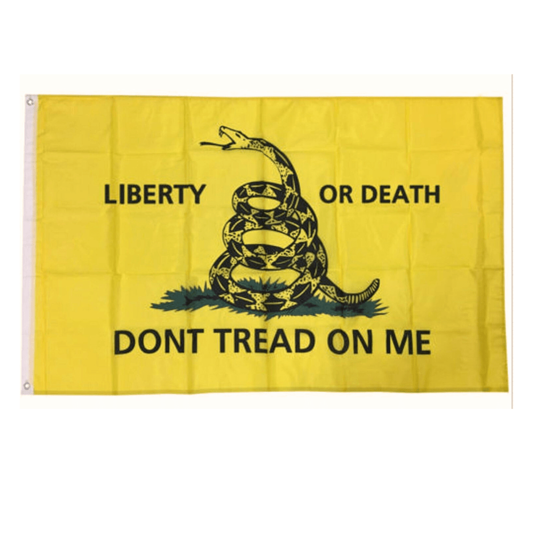 Gadsden Liberty or Death 3'x5' Flag - PatriotDepot.com