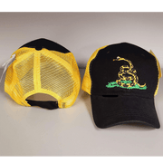 Gadsden Snake (Two - Tone) Trucker Hat - PatriotDepot.com