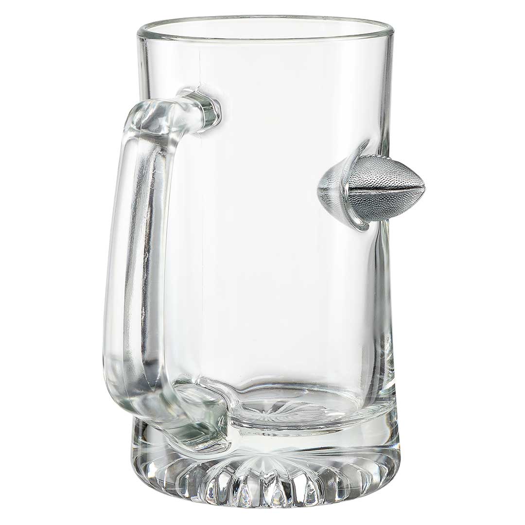 Game Day Embedded Football Glass Collection - PatriotDepot.com