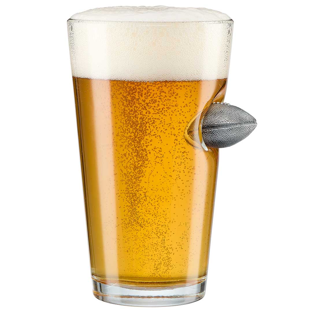 Game Day Embedded Football Glass Collection - PatriotDepot.com