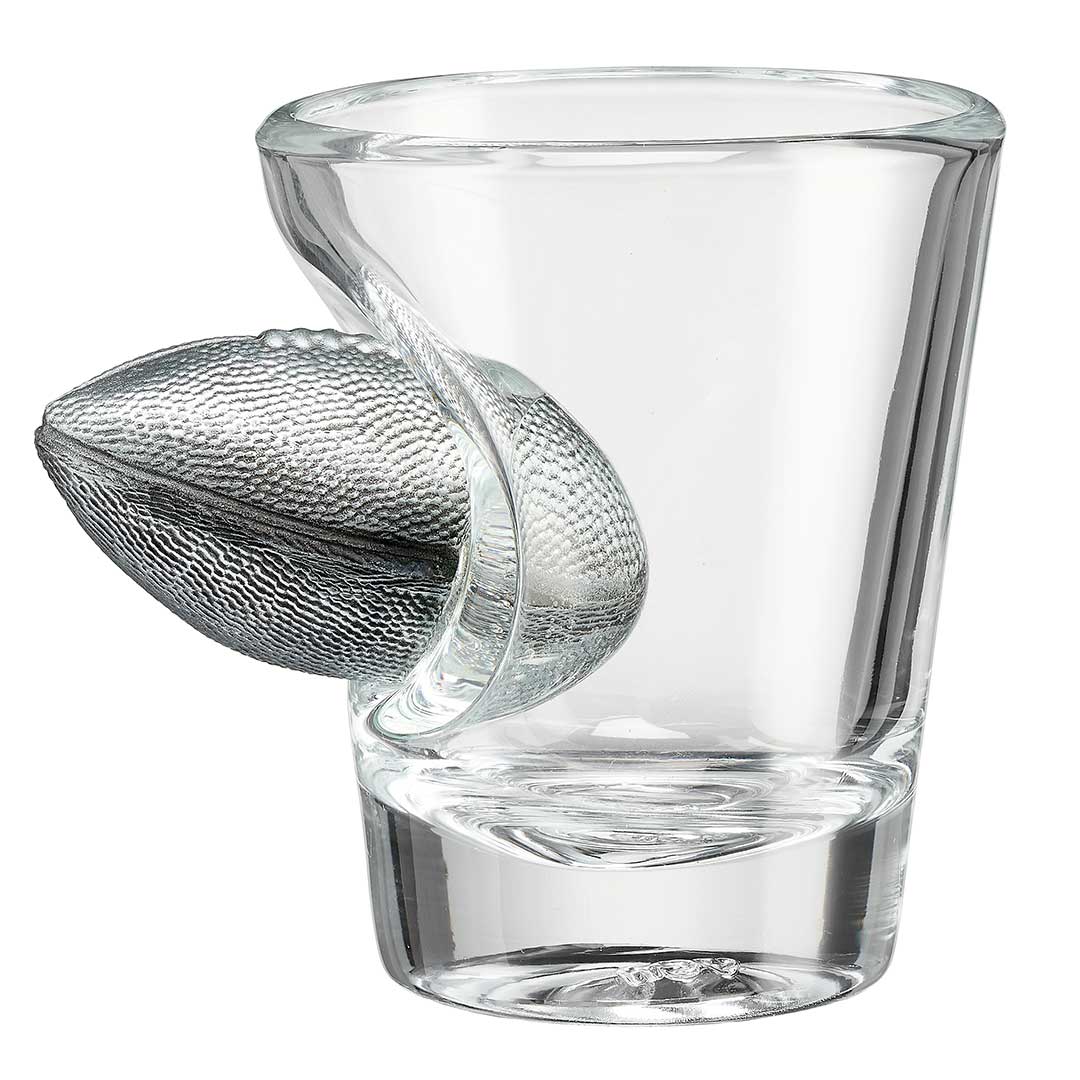 Game Day Embedded Football Glass Collection - PatriotDepot.com