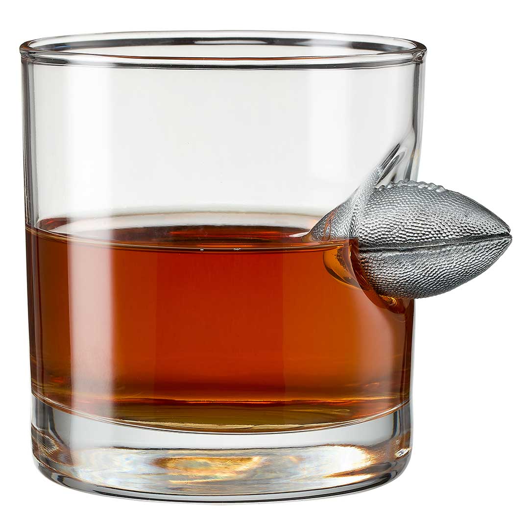 Game Day Embedded Football Glass Collection - PatriotDepot.com