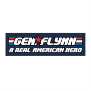 General Flynn: A Real American Hero Bumper Sticker (Navy) - PatriotDepot.com