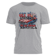 Get In Loser - We're Saving America T-Shirt - PatriotDepot.com