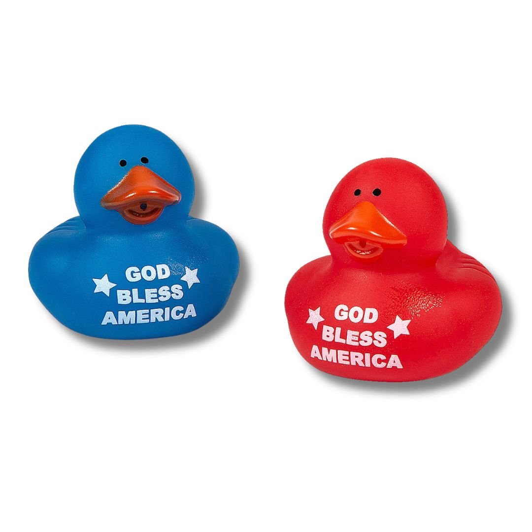 God Bless America Rubber Ducks (2 - Pack) - PatriotDepot.com