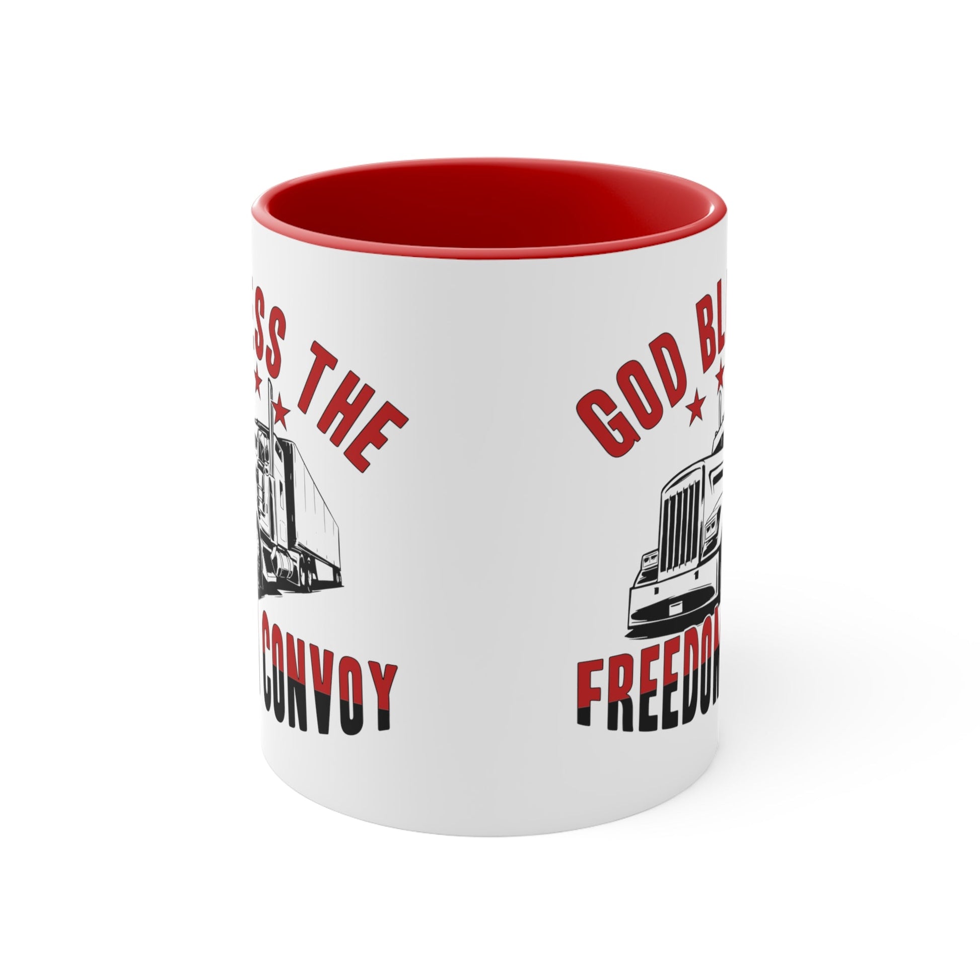 God Bless the Freedom Convoy 2022 Mug (2 Sizes, 2 Colors) - PatriotDepot.com