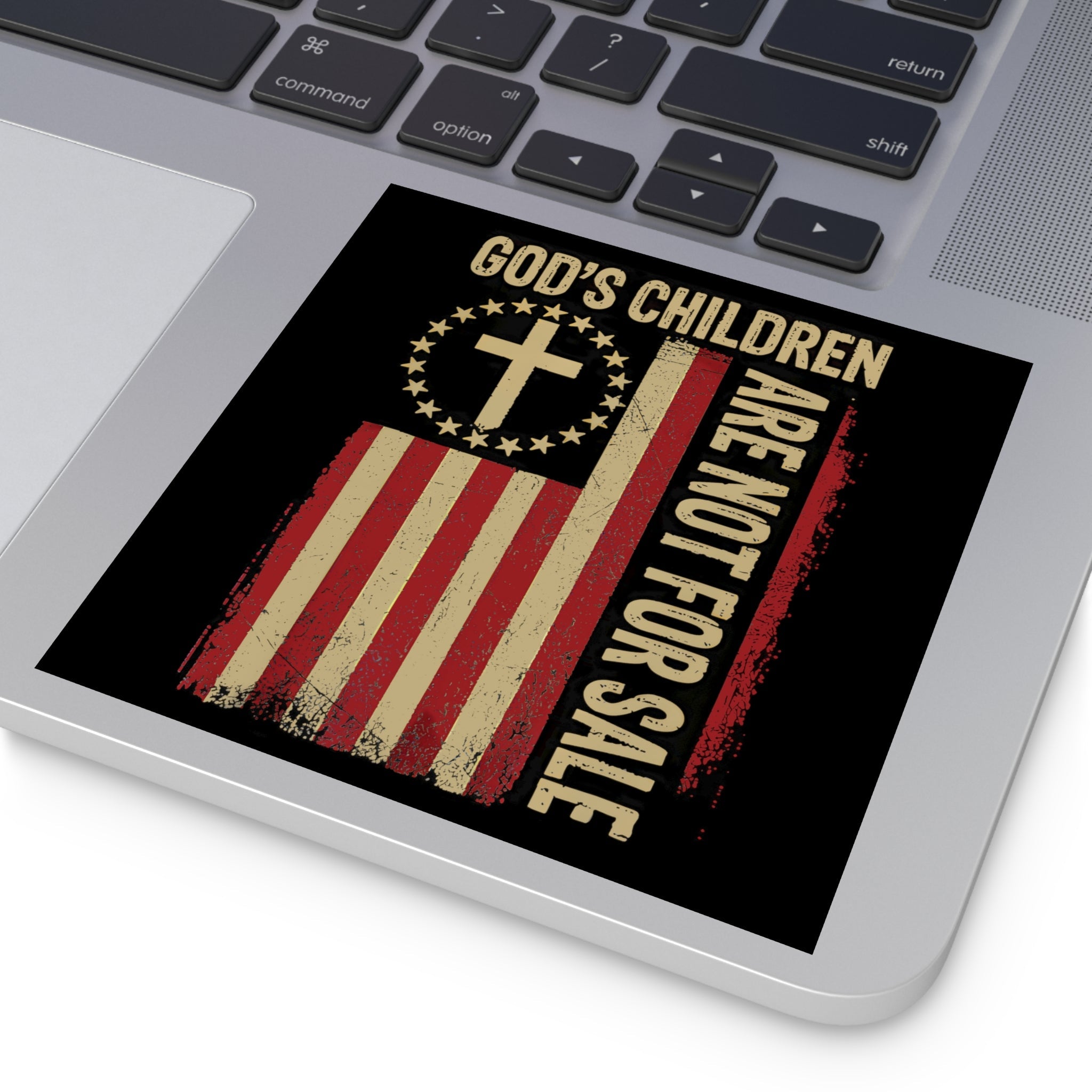 God's Children Are Not For Sale Bumper Sticker (3 Sizes) (Design 1) - PatriotDepot.com