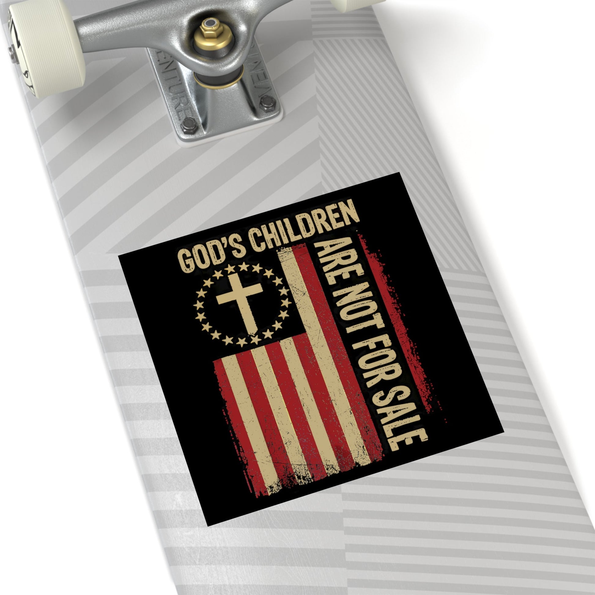 God's Children Are Not For Sale Bumper Sticker (3 Sizes) (Design 1) - PatriotDepot.com