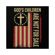 God's Children Are Not For Sale Bumper Sticker (3 Sizes) (Design 1) - PatriotDepot.com