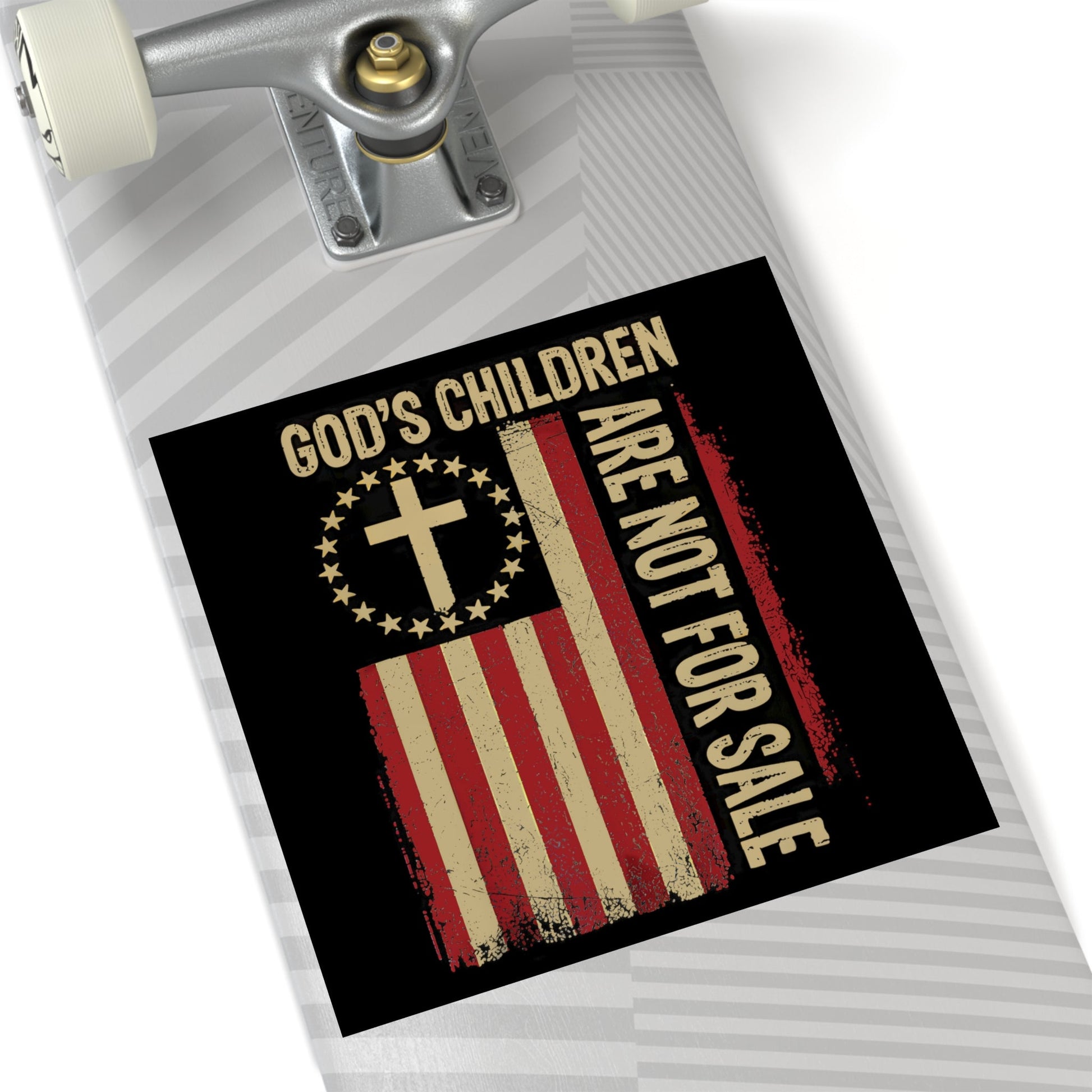 God's Children Are Not For Sale Bumper Sticker (3 Sizes) (Design 1) - PatriotDepot.com