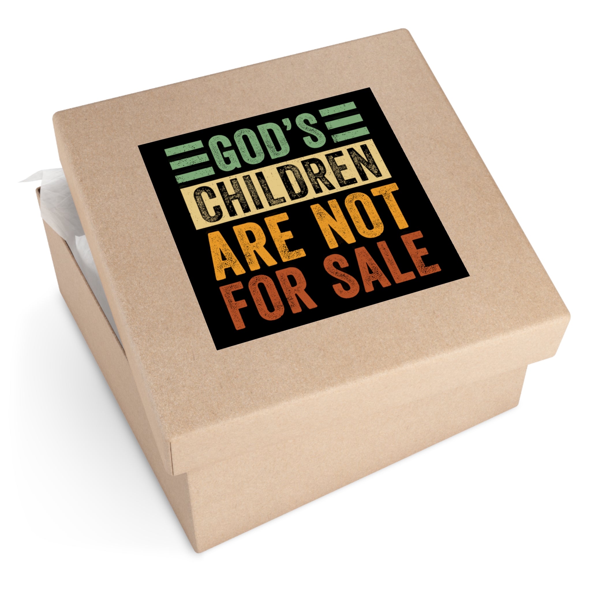 God's Children Are Not For Sale Bumper Sticker (3 Sizes) - PatriotDepot.com