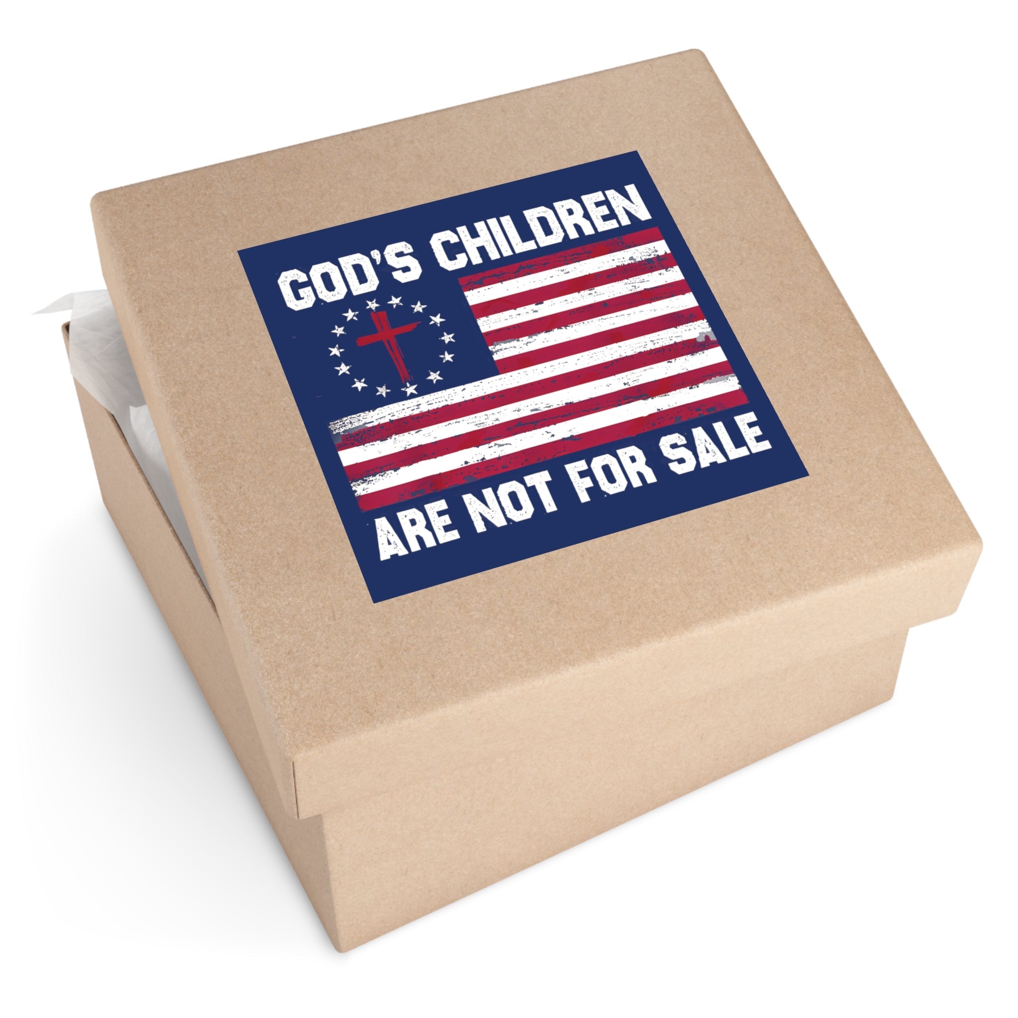 God's Children Are Not For Sale Bumper Sticker (3 Sizes) - PatriotDepot.com