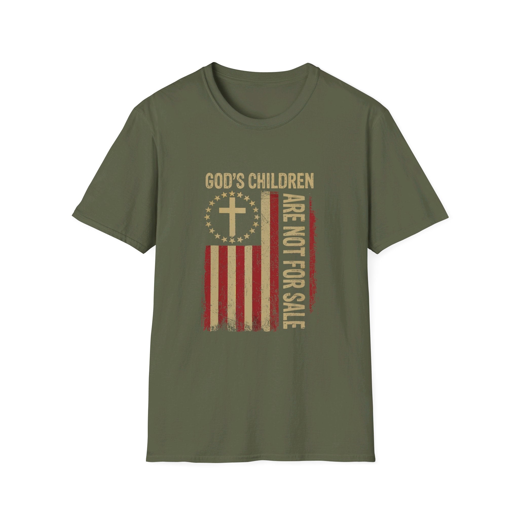 God's Children Are Not For Sale (Design 2) Unisex T-Shirt - PatriotDepot.com