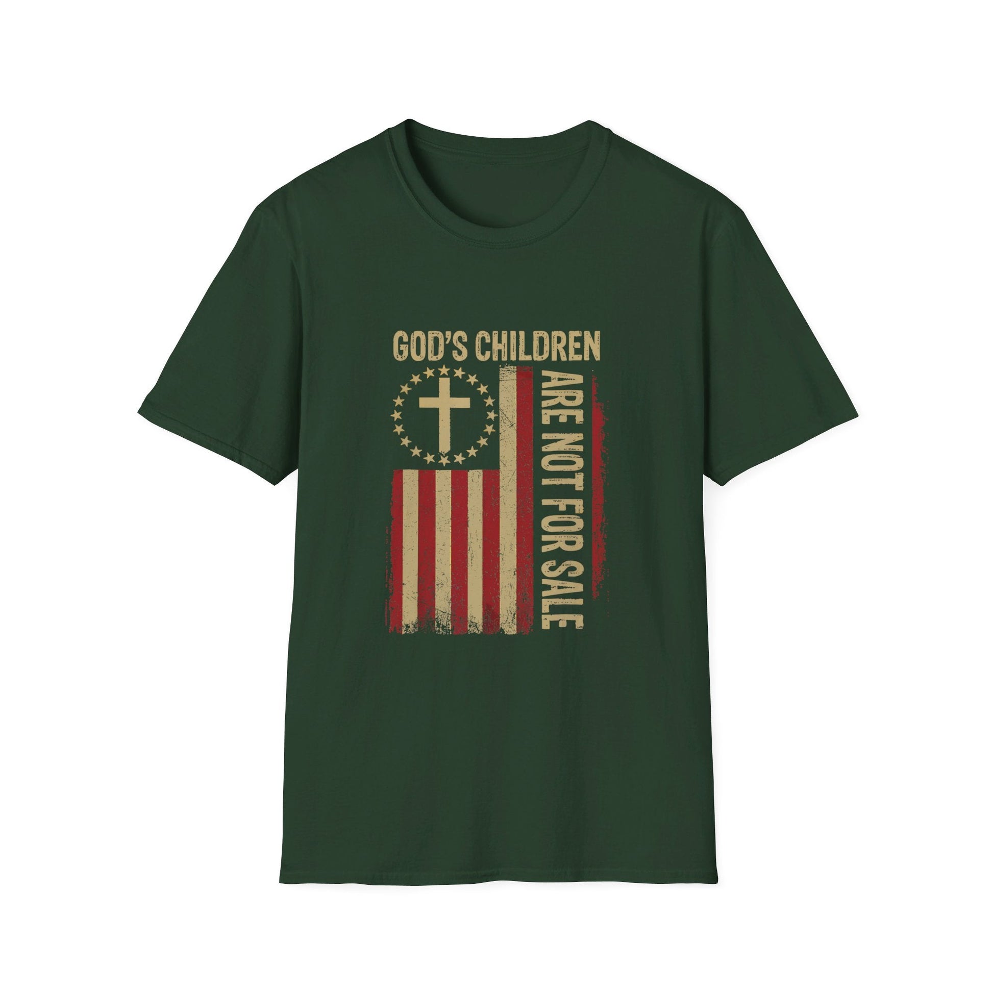 God's Children Are Not For Sale (Design 2) Unisex T-Shirt - PatriotDepot.com