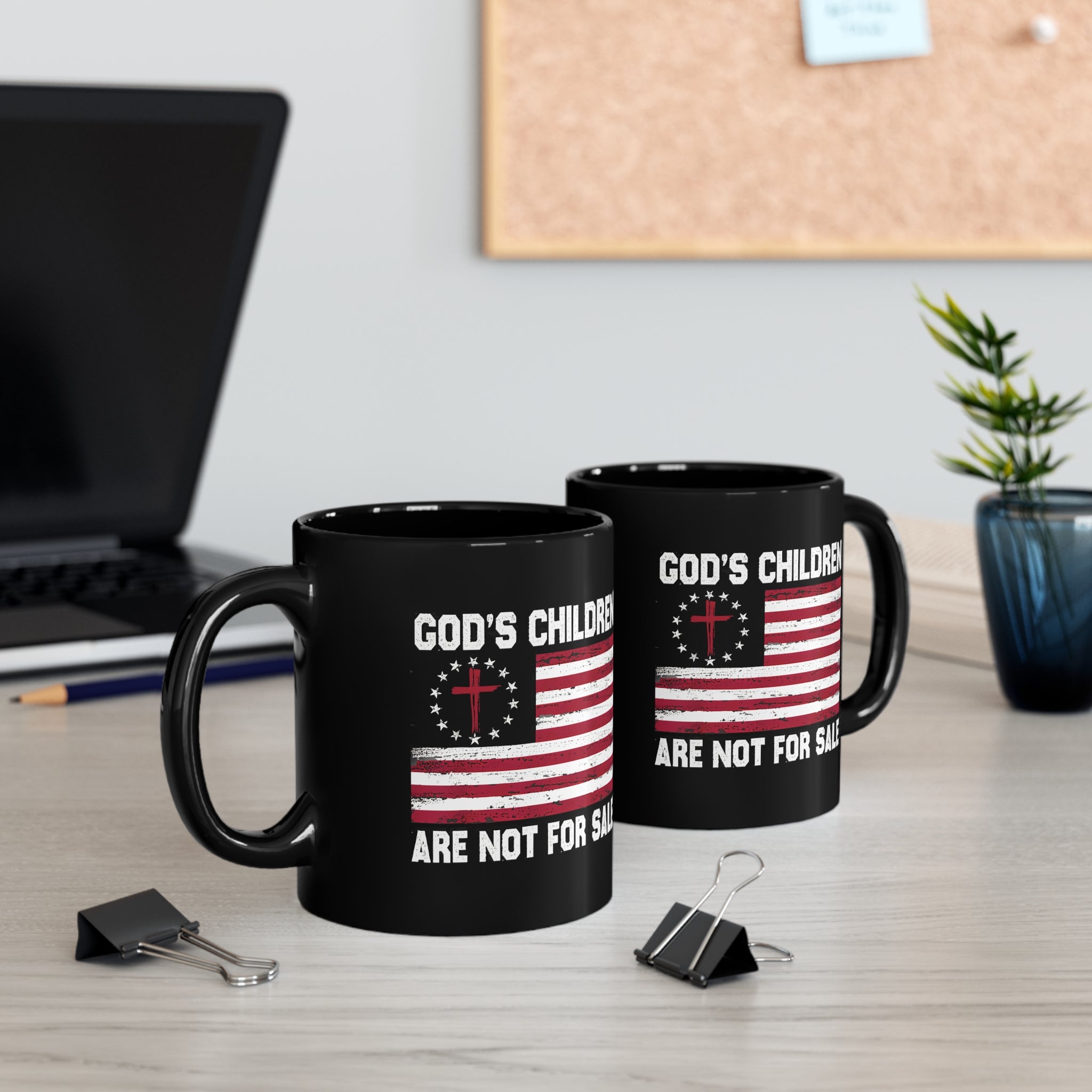 God's Children Are Not For Sale Mug (Design 3) - PatriotDepot.com