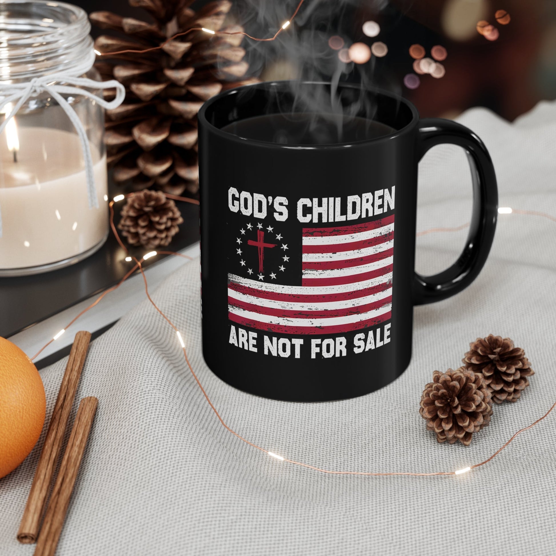 God's Children Are Not For Sale Mug (Design 3) - PatriotDepot.com