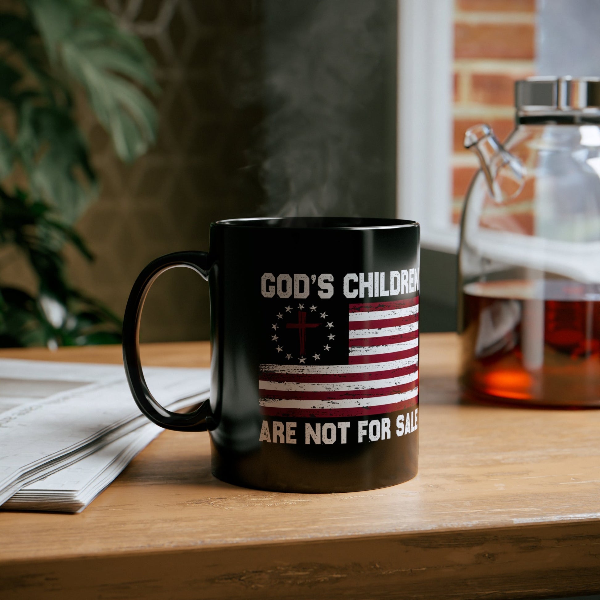 God's Children Are Not For Sale Mug (Design 3) - PatriotDepot.com