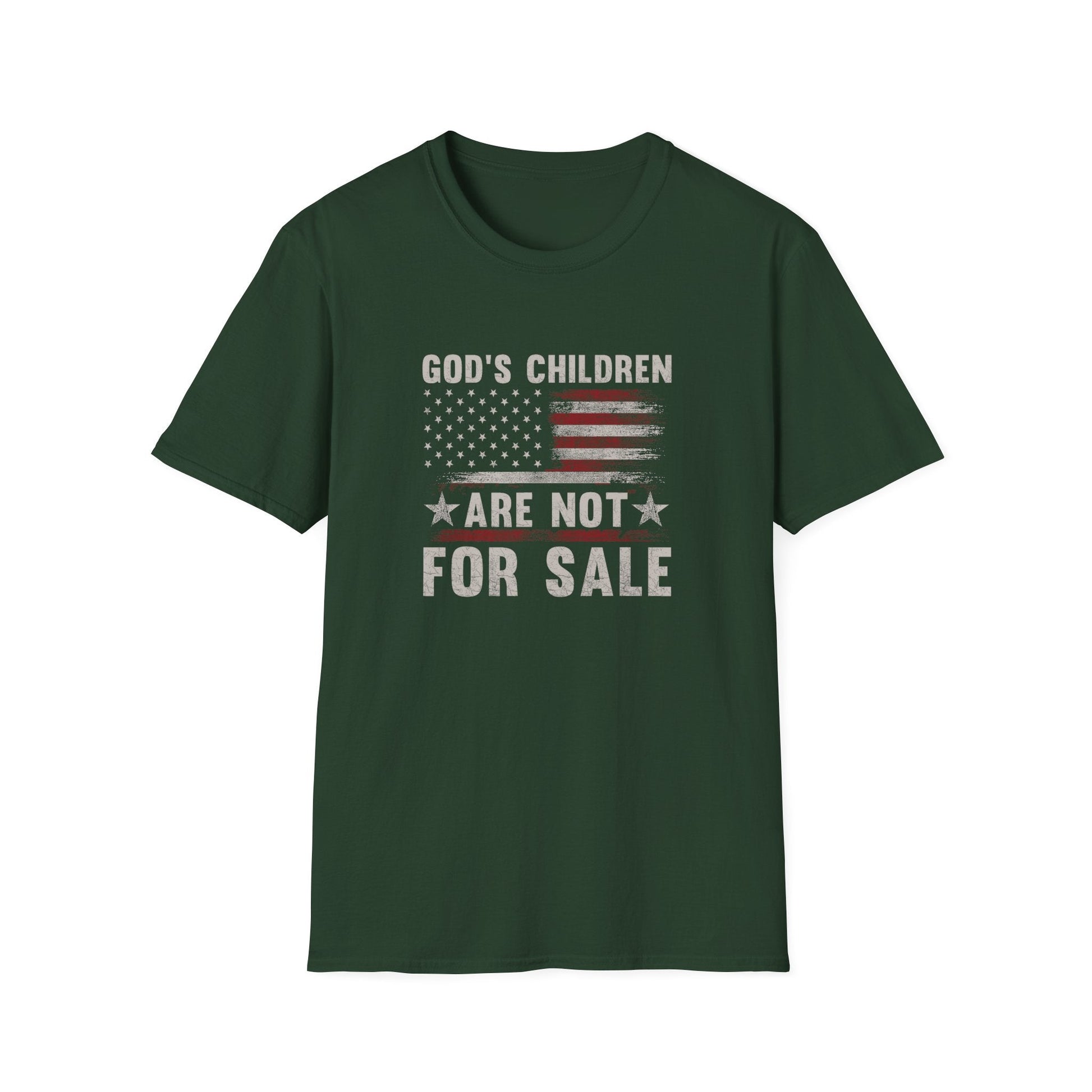 God's Children Are Not For Sale Unisex T-Shirt (Design 7) - PatriotDepot.com