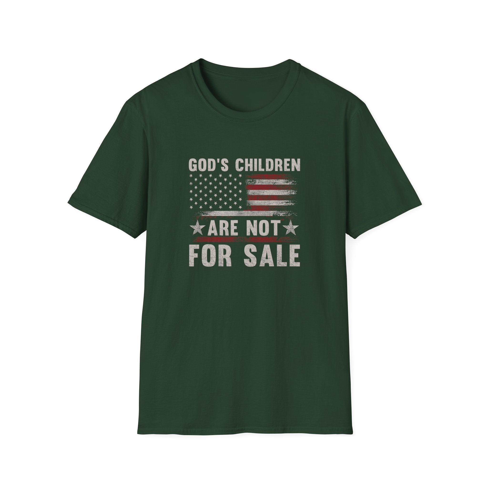 God's Children Are Not For Sale Unisex T-Shirt (Design 7) - PatriotDepot.com