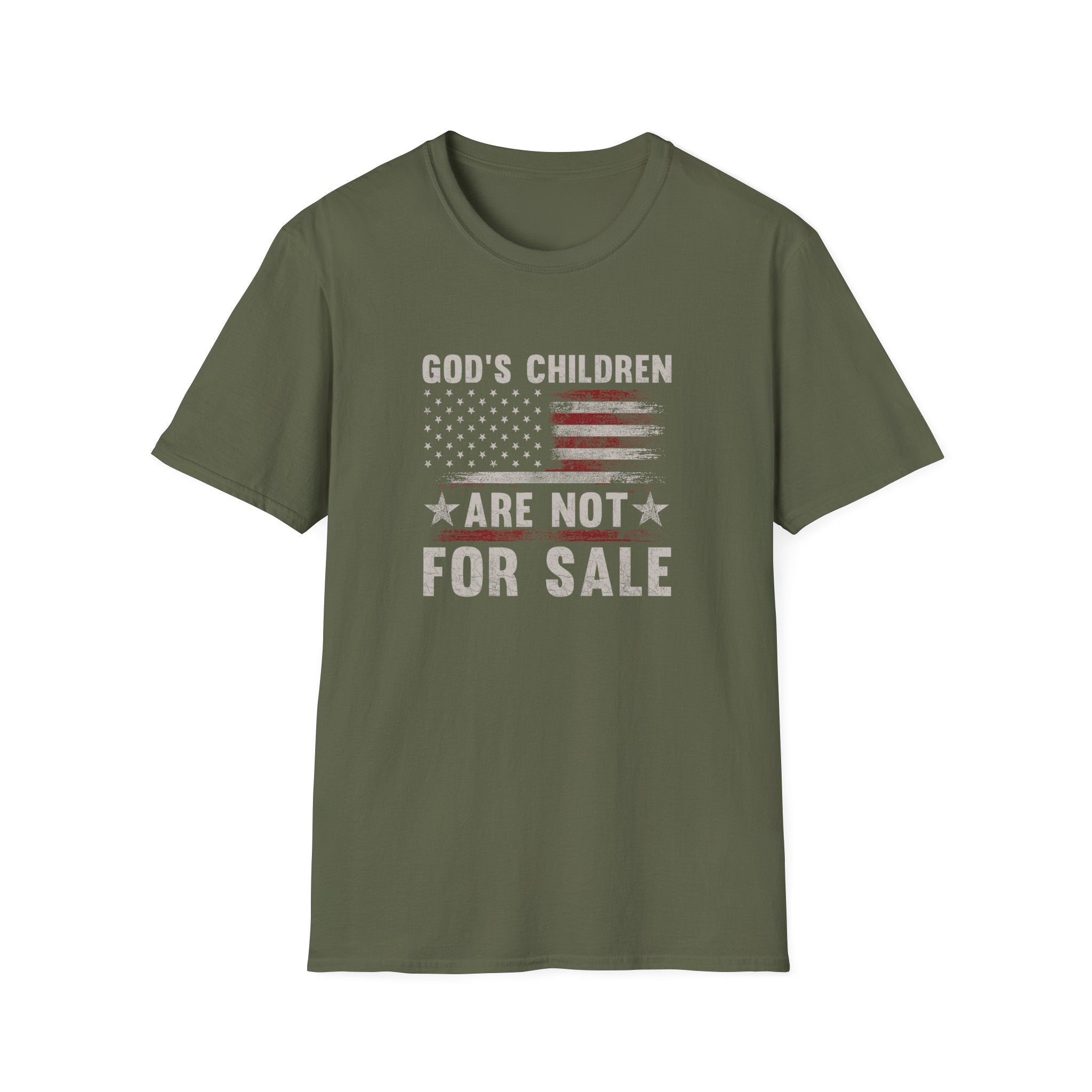 God's Children Are Not For Sale Unisex T-Shirt (Design 7) - PatriotDepot.com