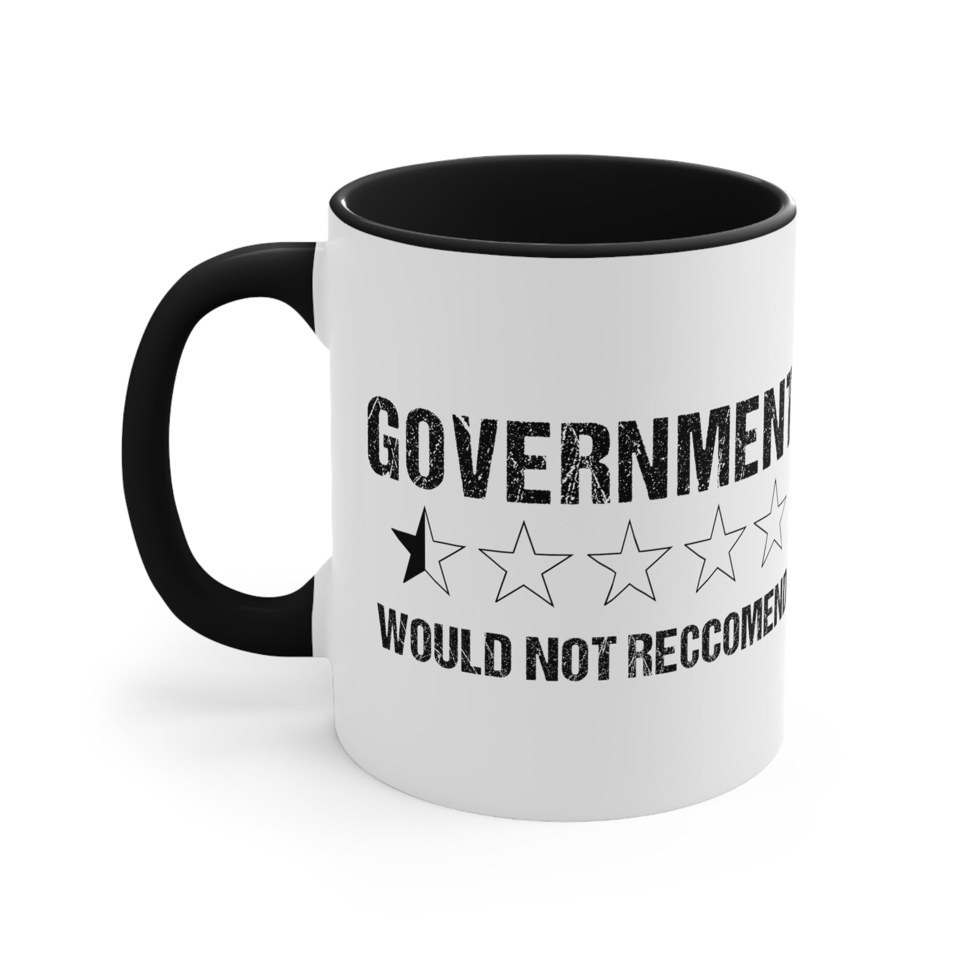 Government Rating Mug (2 sizes, 3 colors) - PatriotDepot.com