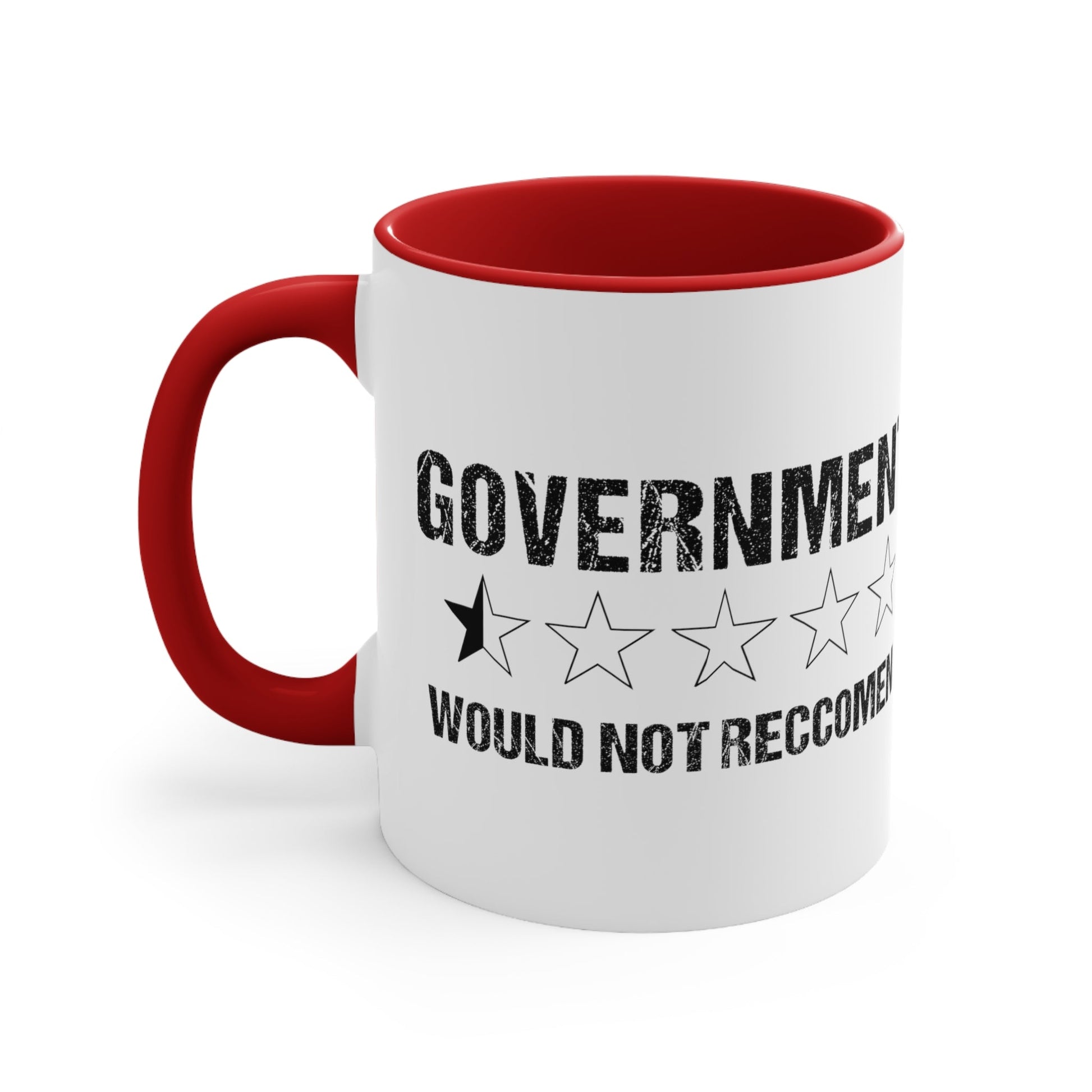 Government Rating Mug (2 sizes, 3 colors) - PatriotDepot.com