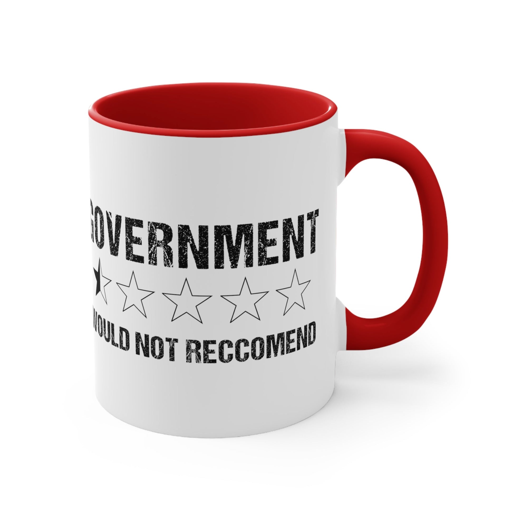 Government Rating Mug (2 sizes, 3 colors) - PatriotDepot.com