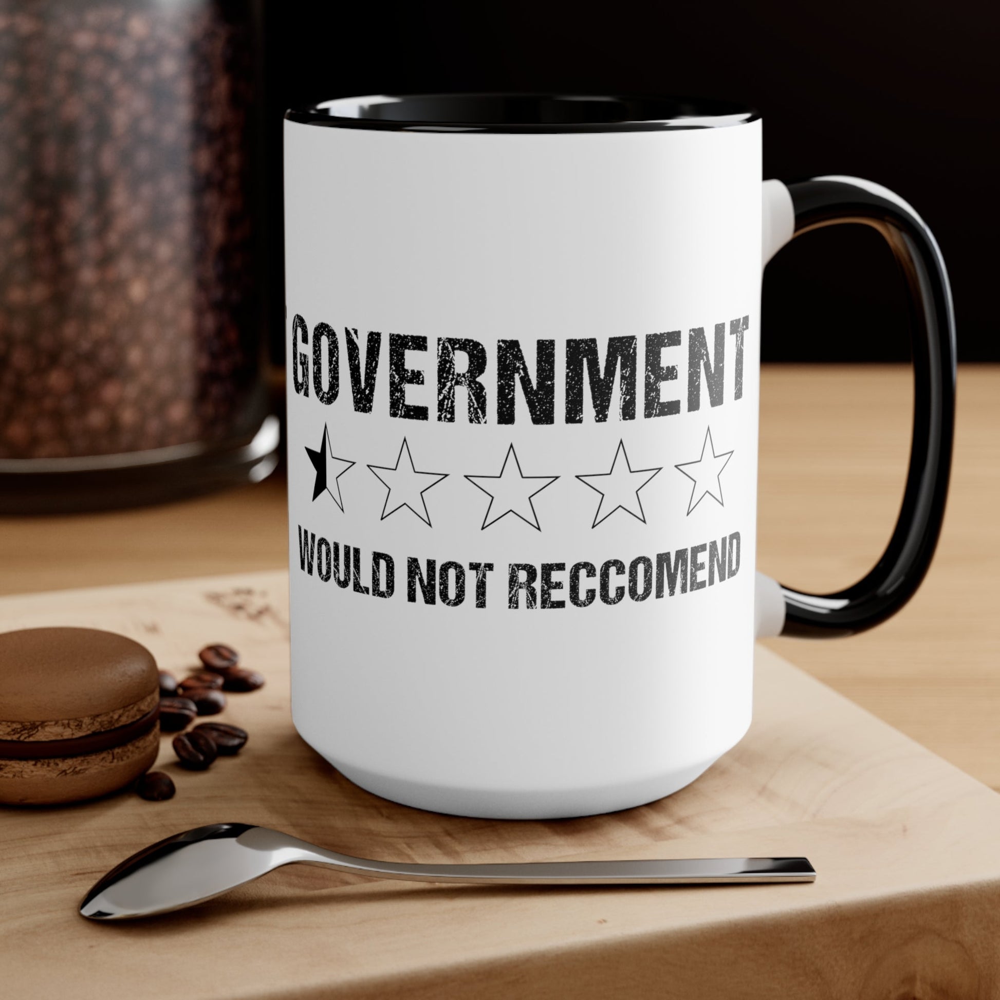 Government Rating Mug (2 sizes, 3 colors) - PatriotDepot.com