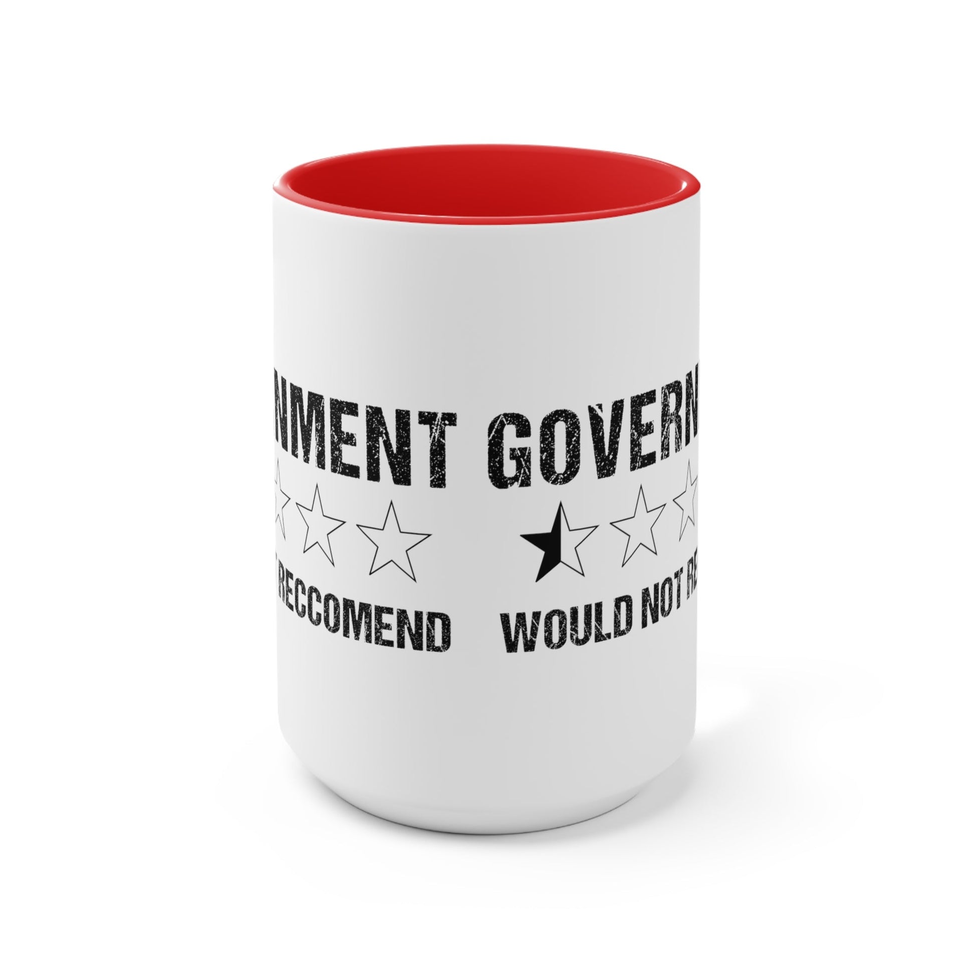 Government Rating Mug (2 sizes, 3 colors) - PatriotDepot.com
