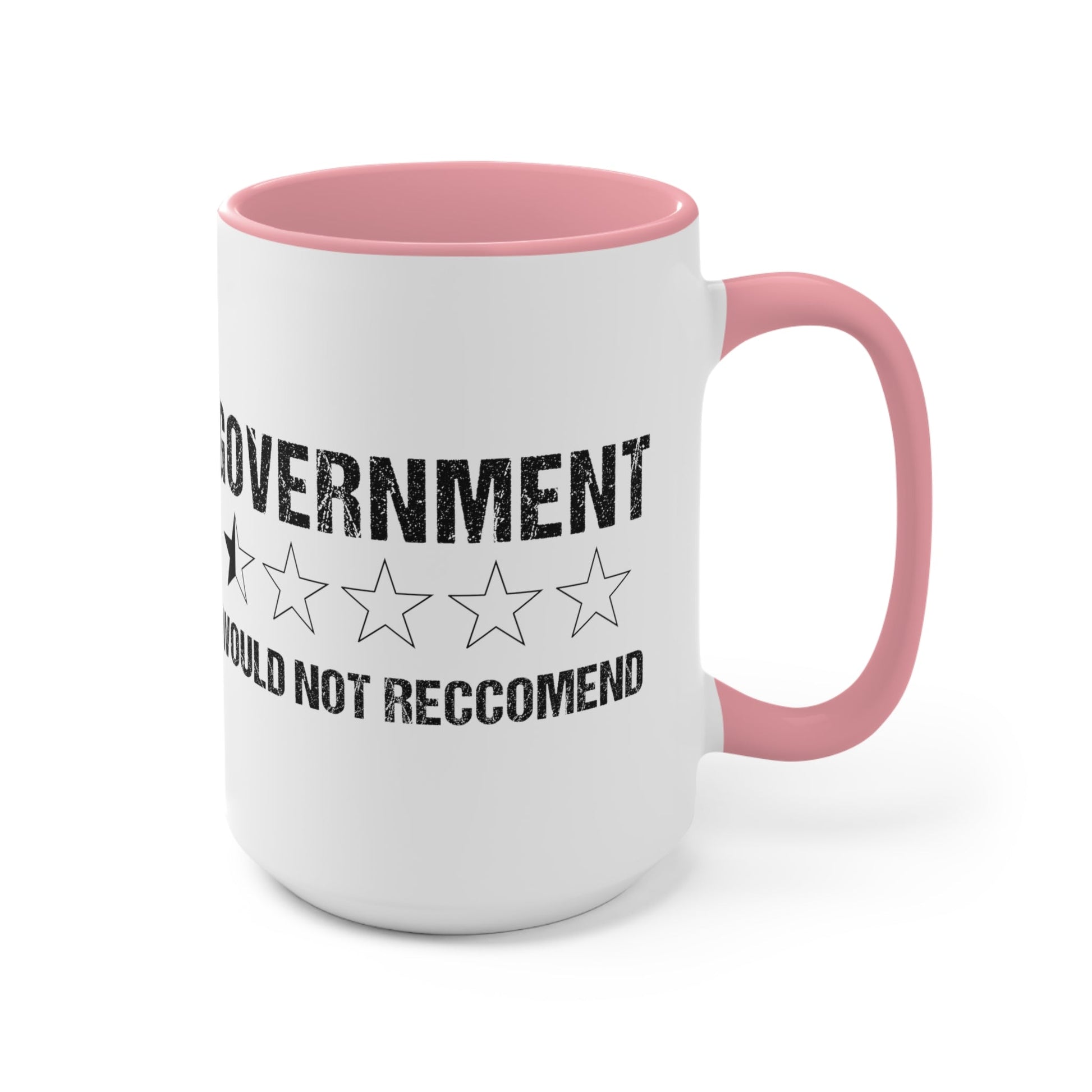 Government Rating Mug (2 sizes, 3 colors) - PatriotDepot.com