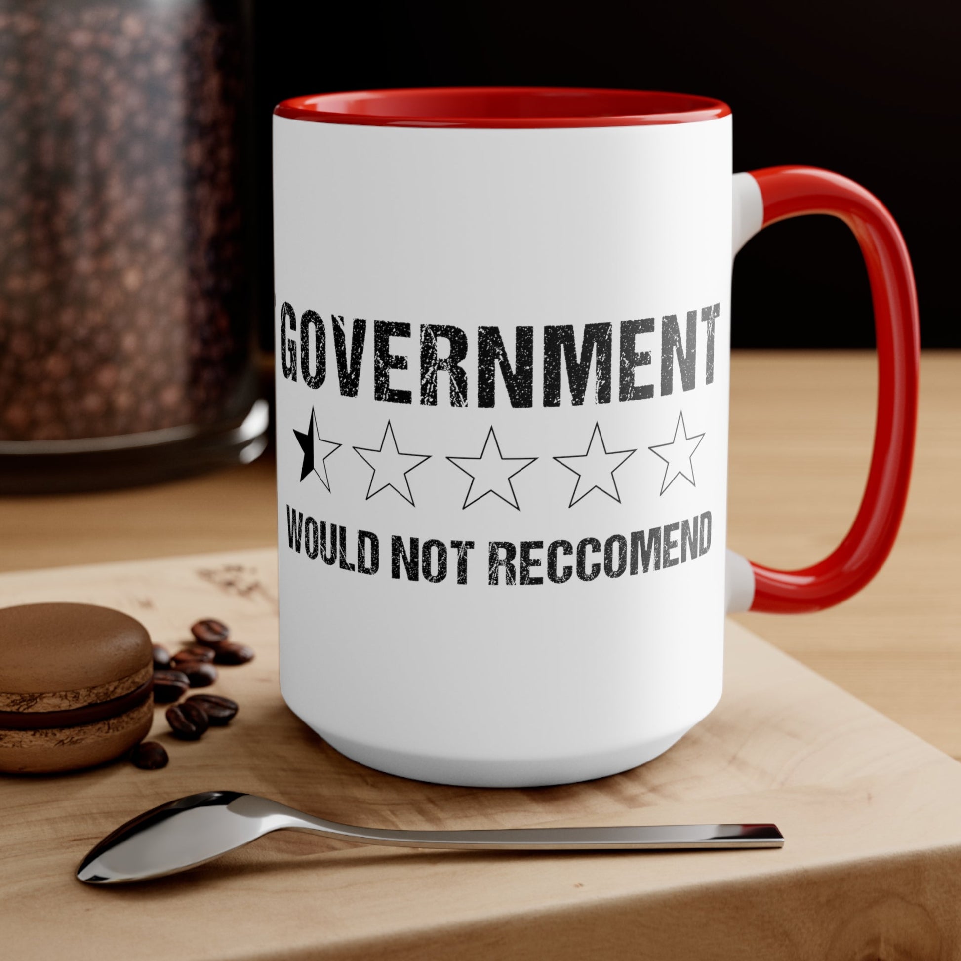 Government Rating Mug (2 sizes, 3 colors) - PatriotDepot.com