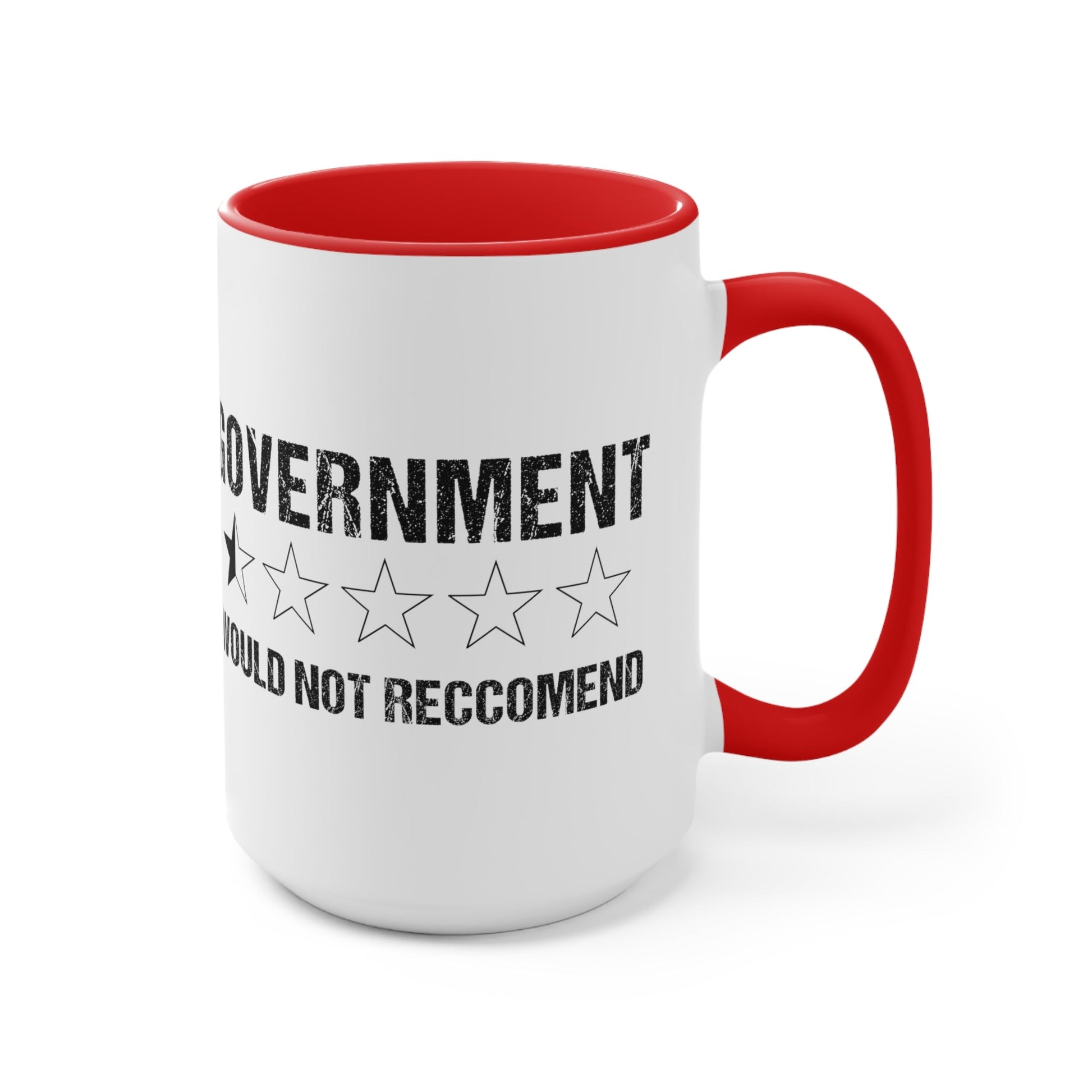 Government Rating Mug (2 sizes, 3 colors) - PatriotDepot.com