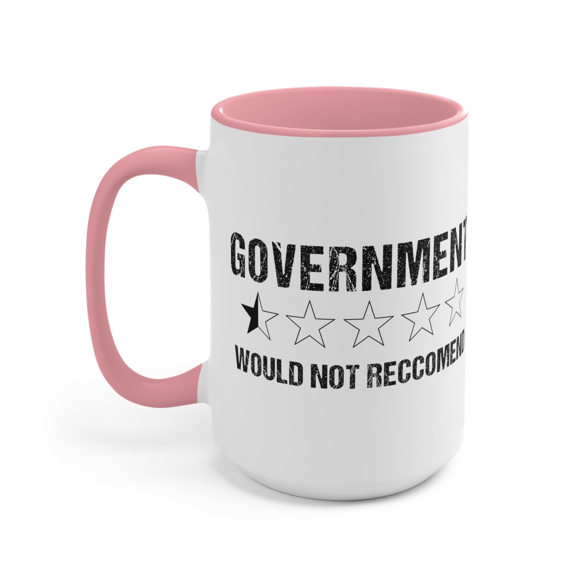 Government Rating Mug (2 sizes, 3 colors) - PatriotDepot.com