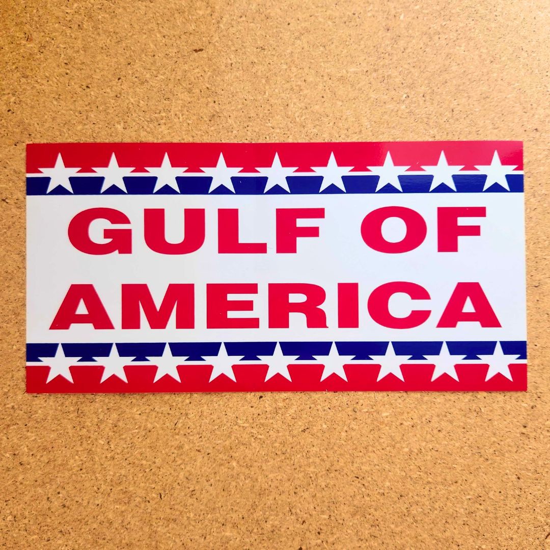 Gulf of America Bumper Sticker - PatriotDepot.com