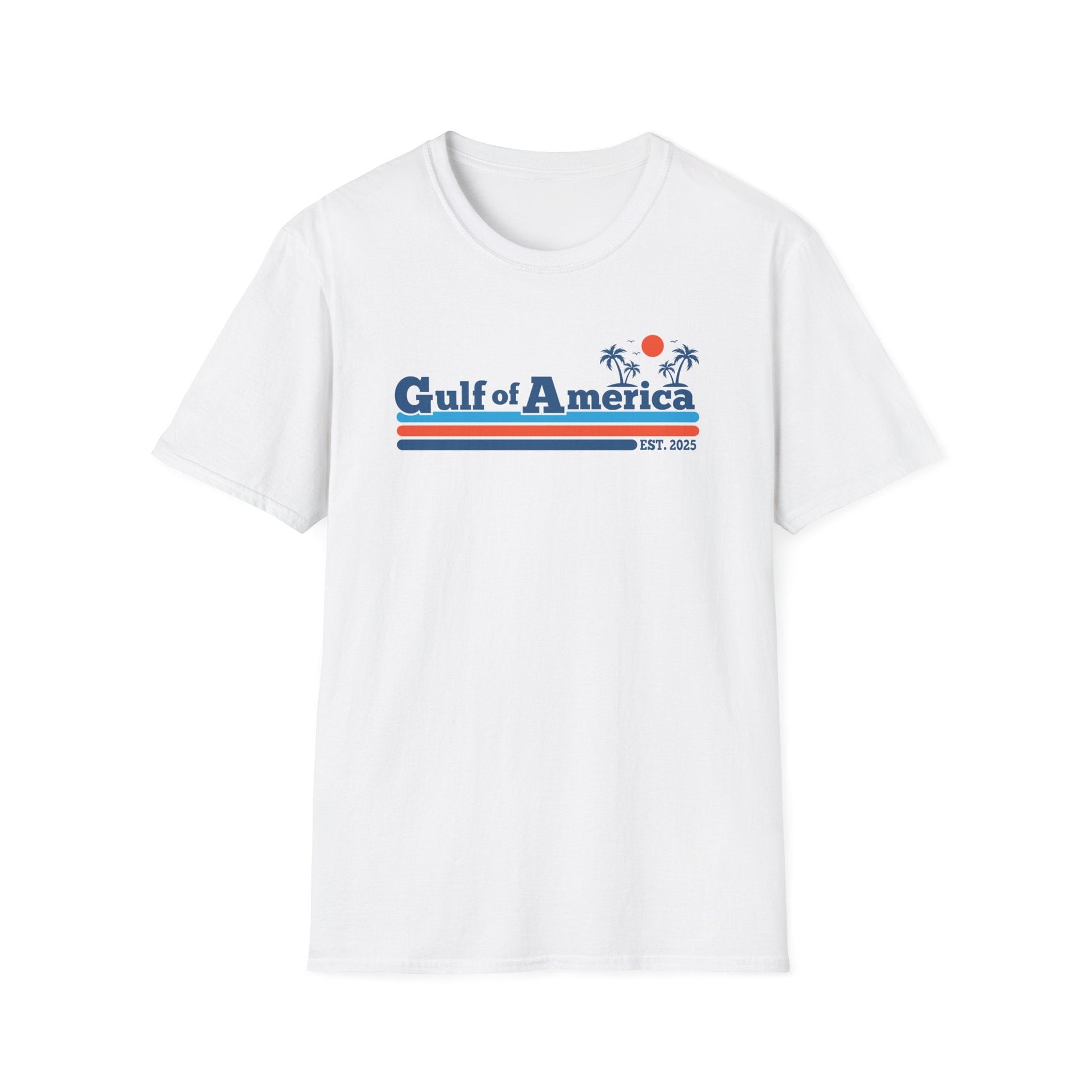 Gulf of America Vintage Unisex Softstyle T-Shirt - Beachy Casual Wear - PatriotDepot.com