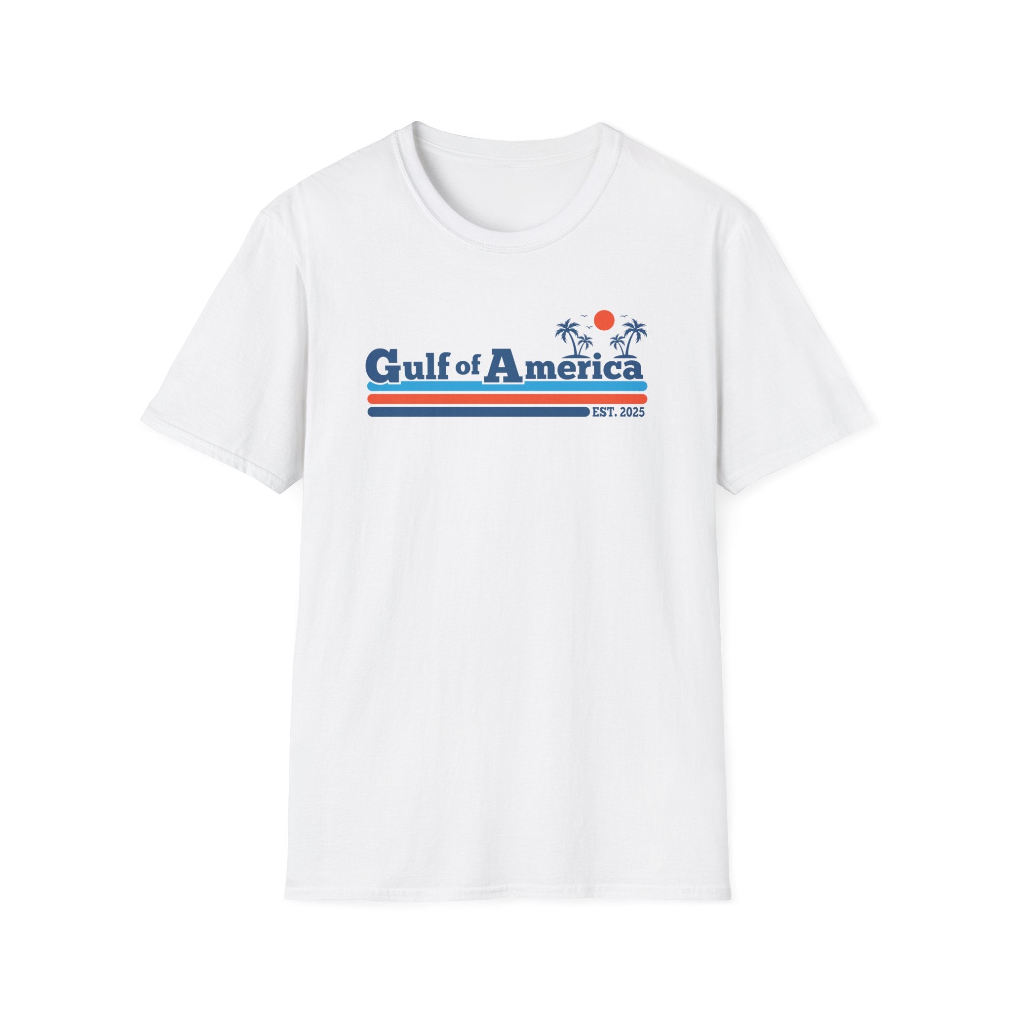 Gulf of America Vintage Unisex Softstyle T-Shirt - Beachy Casual Wear - PatriotDepot.com