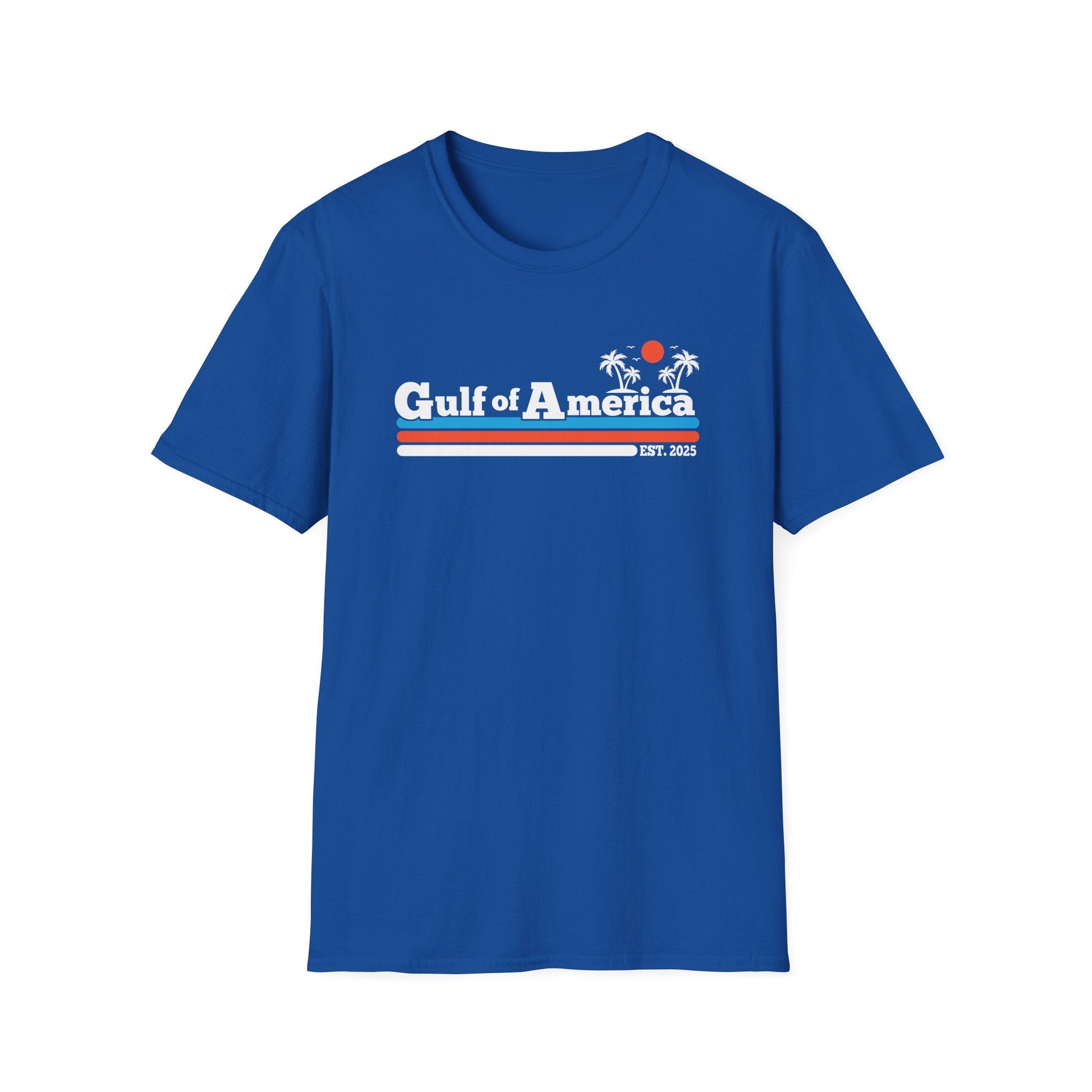 Gulf of America Vintage Unisex Softstyle T-Shirt - Beachy Casual Wear - PatriotDepot.com