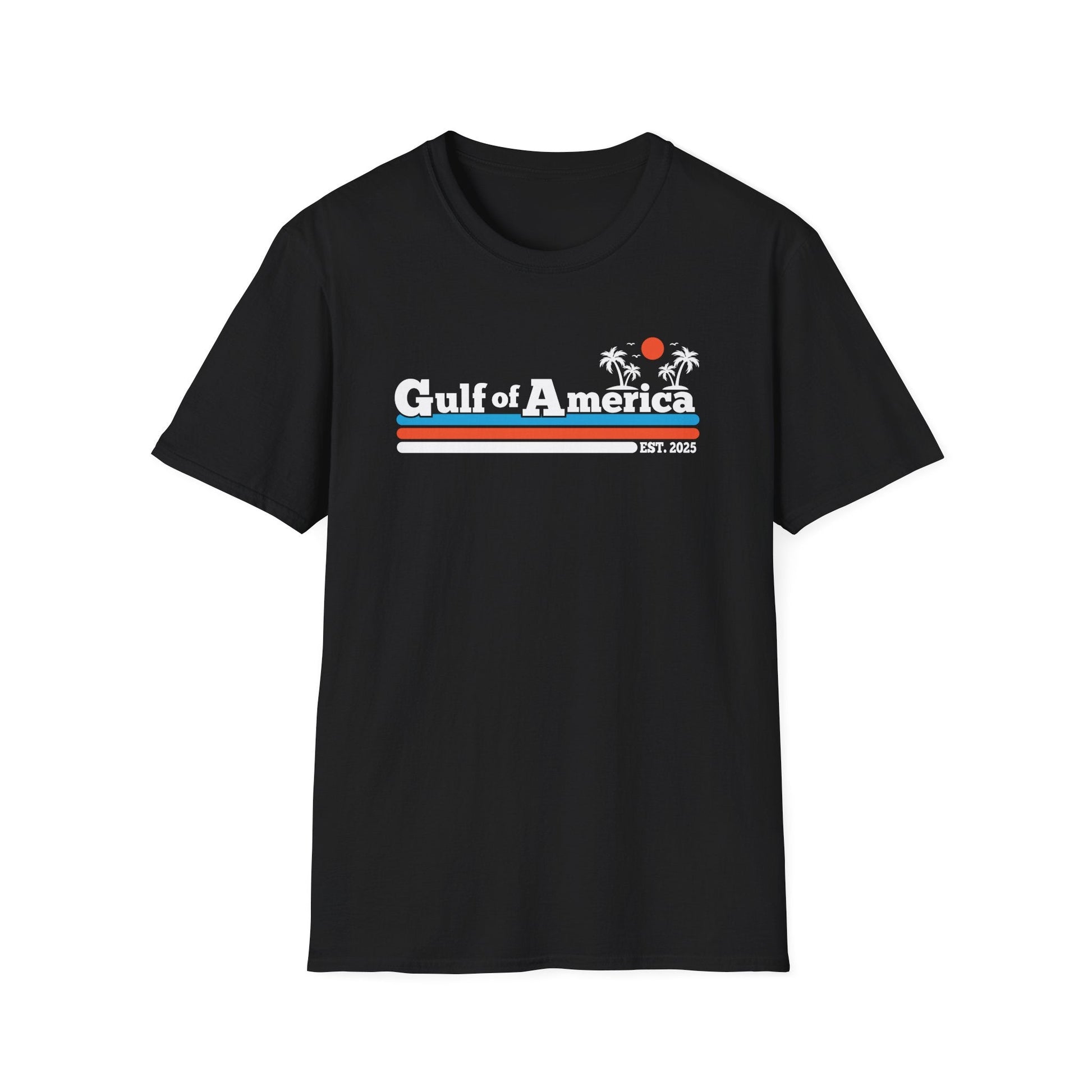 Gulf of America Vintage Unisex Softstyle T-Shirt - Beachy Casual Wear - PatriotDepot.com