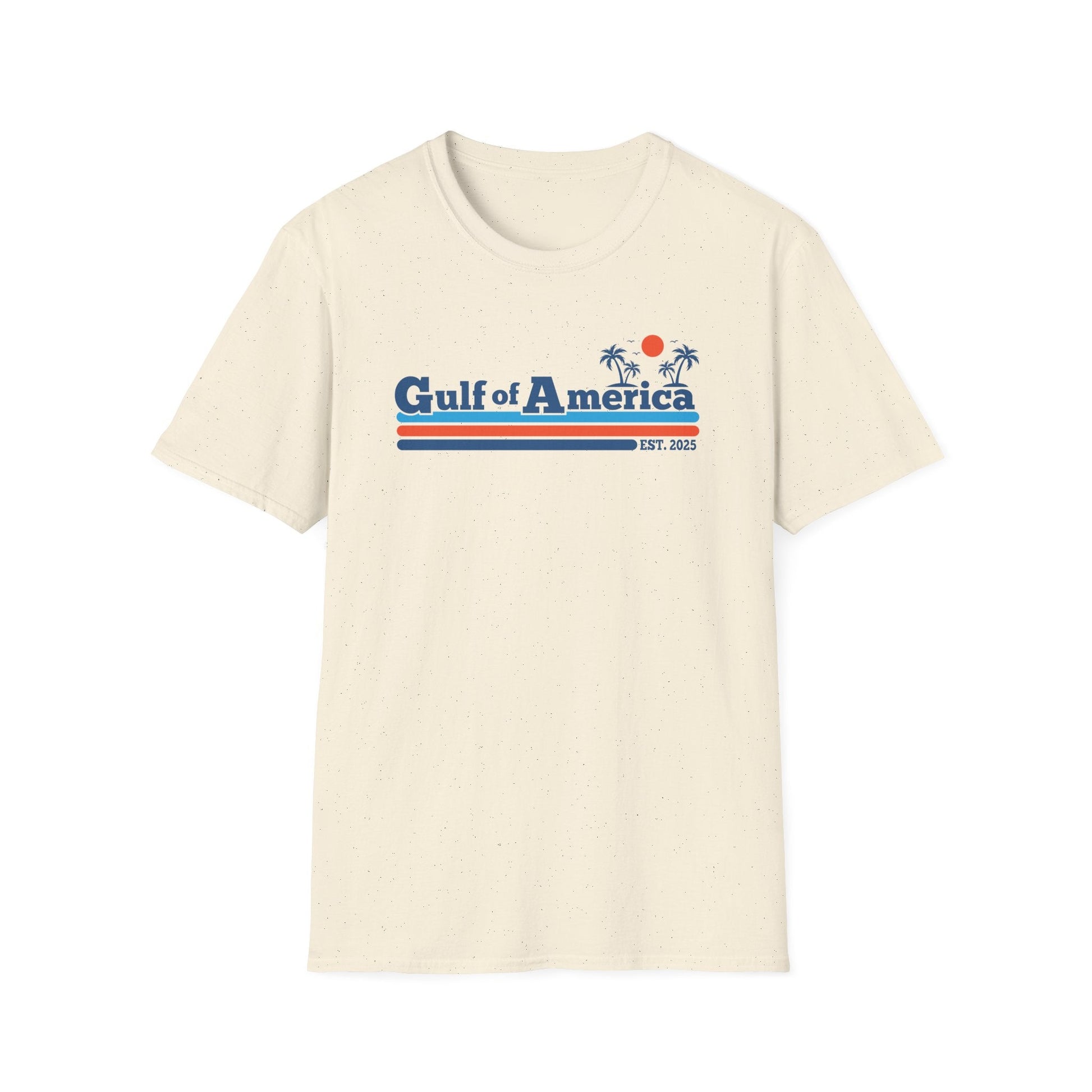 Gulf of America Vintage Unisex Softstyle T-Shirt - Beachy Casual Wear - PatriotDepot.com