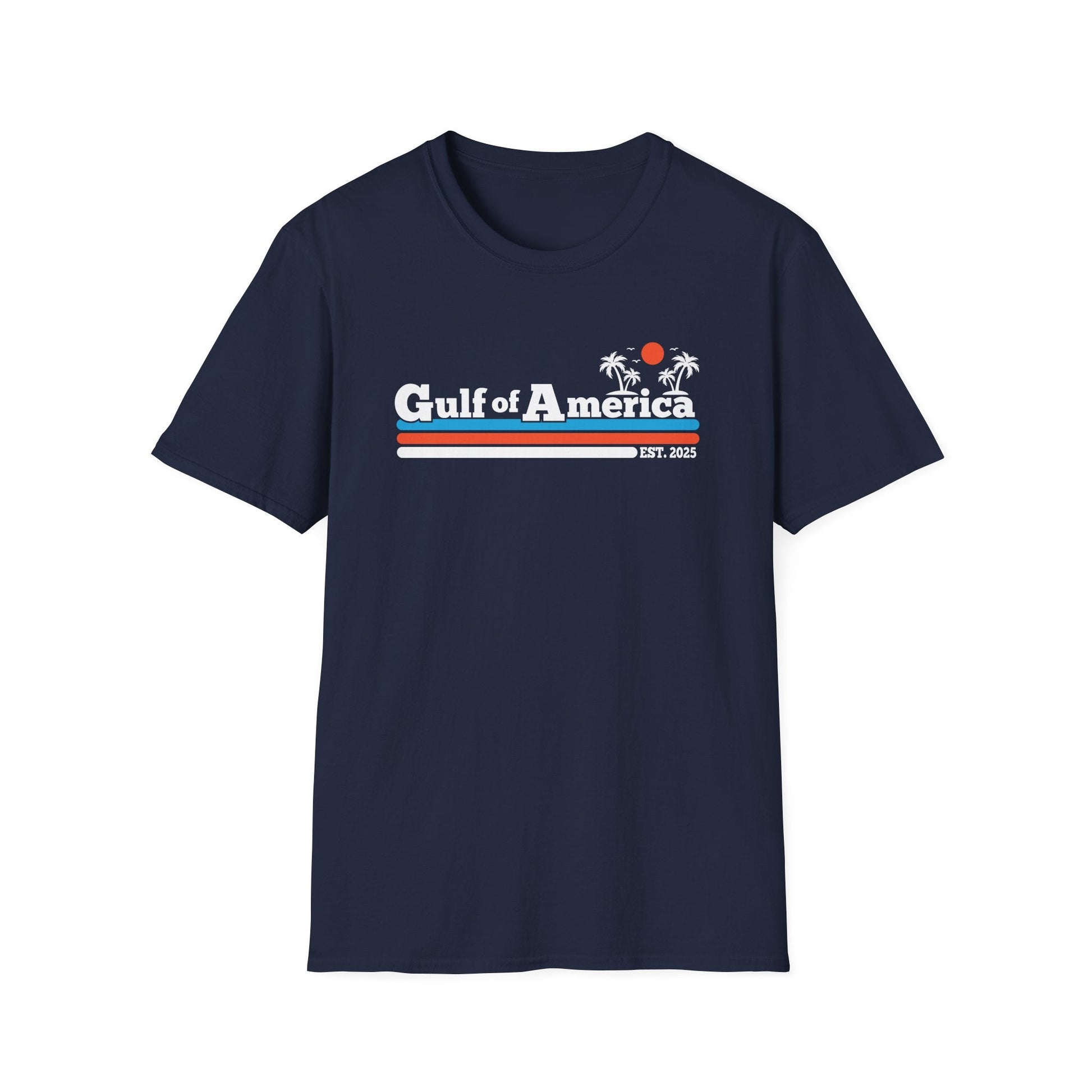 Gulf of America Vintage Unisex Softstyle T-Shirt - Beachy Casual Wear - PatriotDepot.com