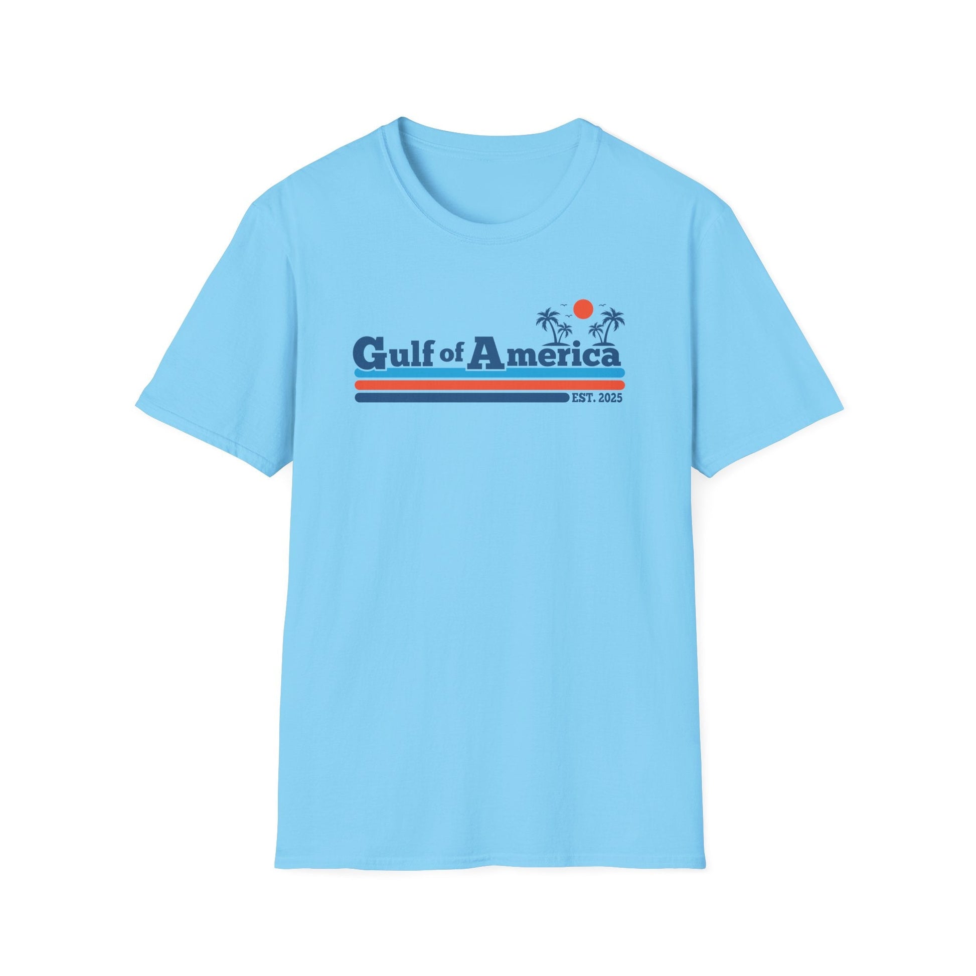 Gulf of America Vintage Unisex Softstyle T-Shirt - Beachy Casual Wear - PatriotDepot.com